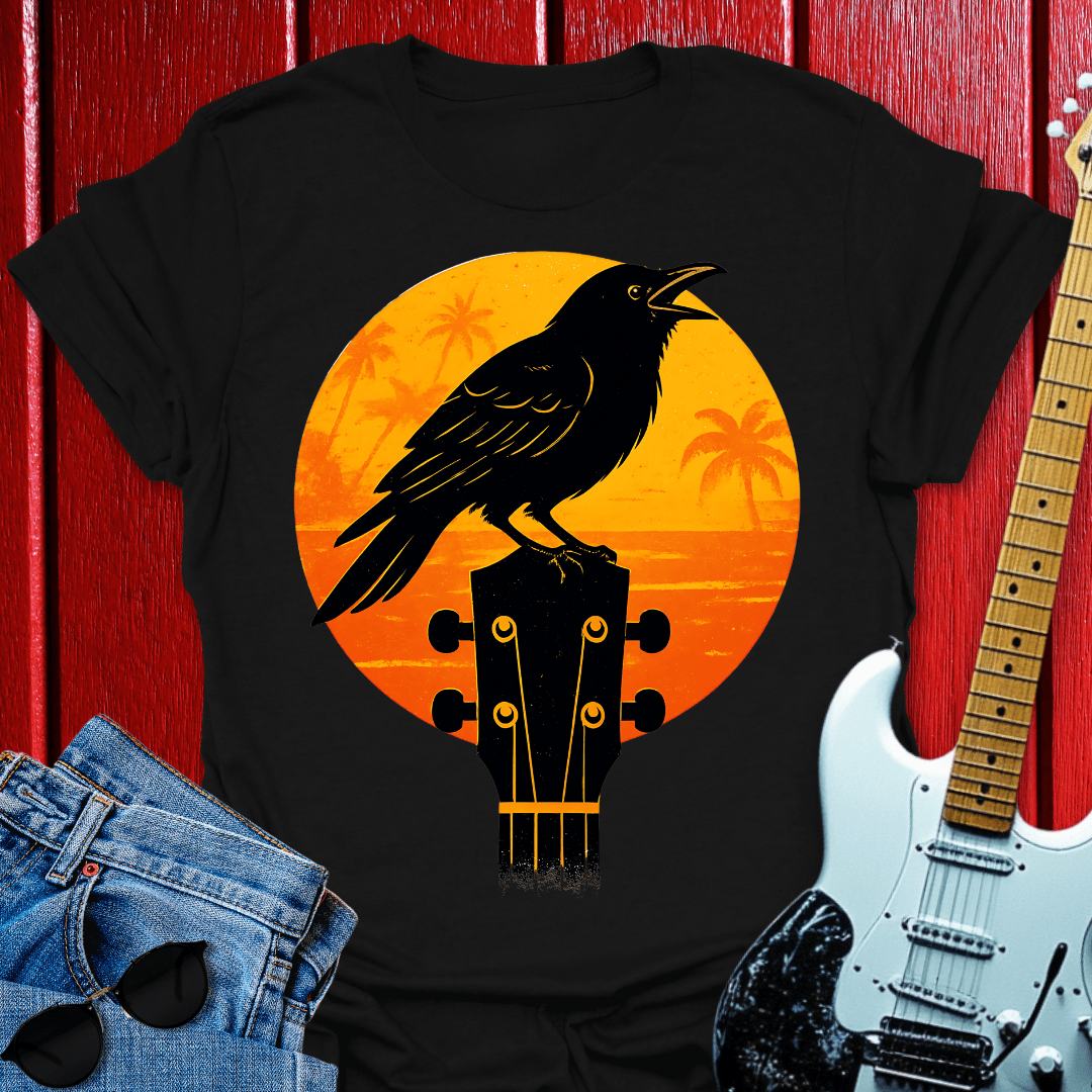 Sunset Crow T-shirt