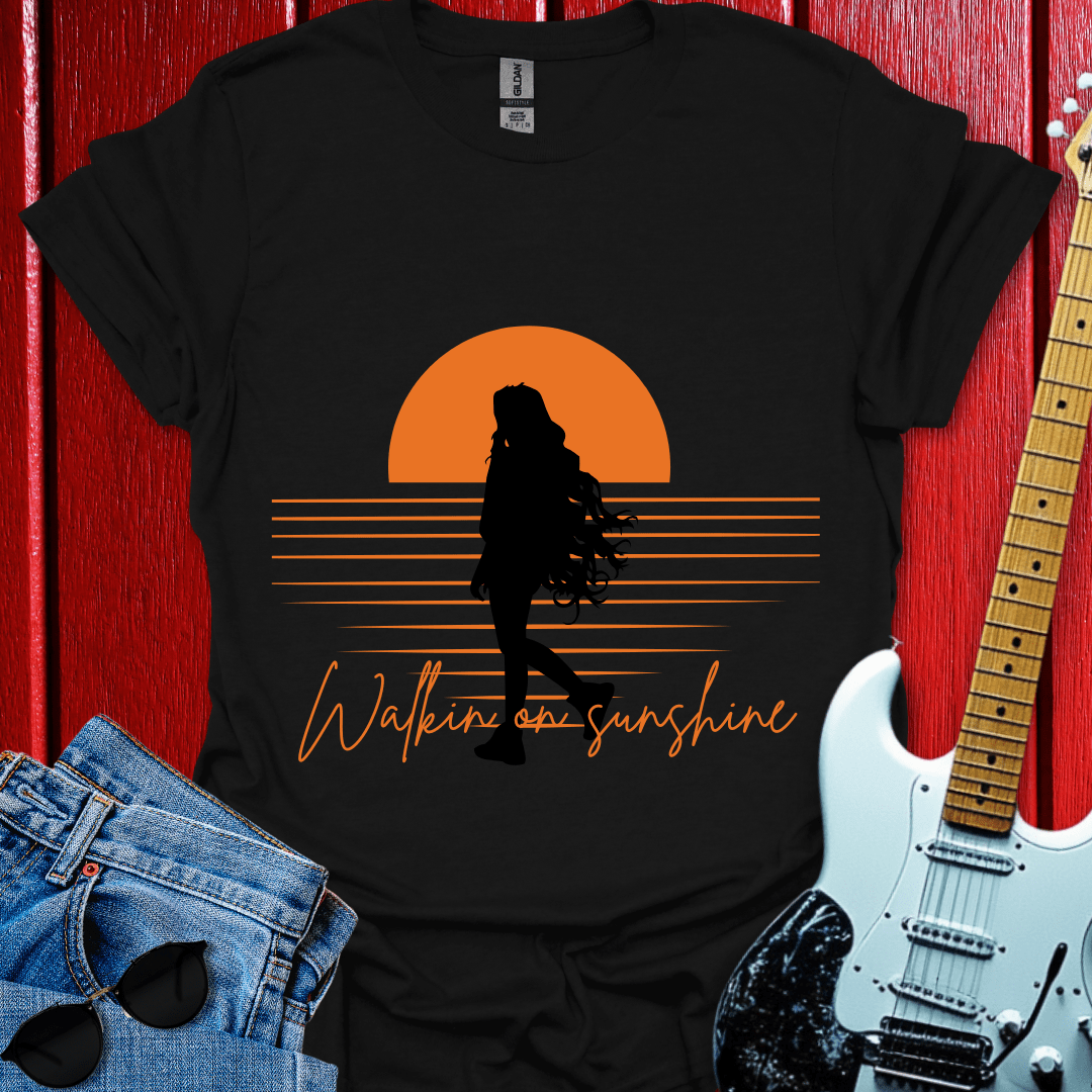 Woman Walking On Sunshine T-shirt