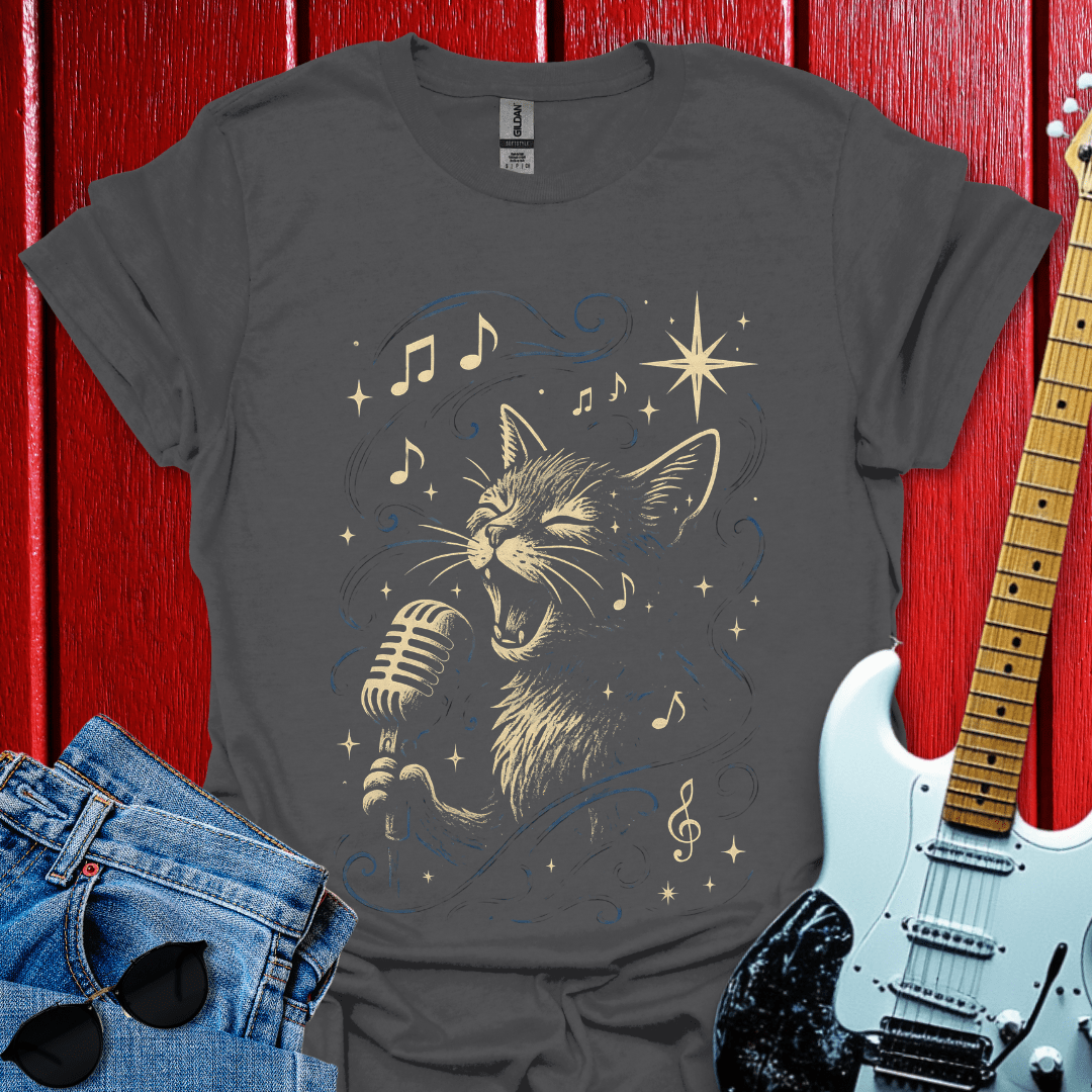 Cat Sings T-shirt