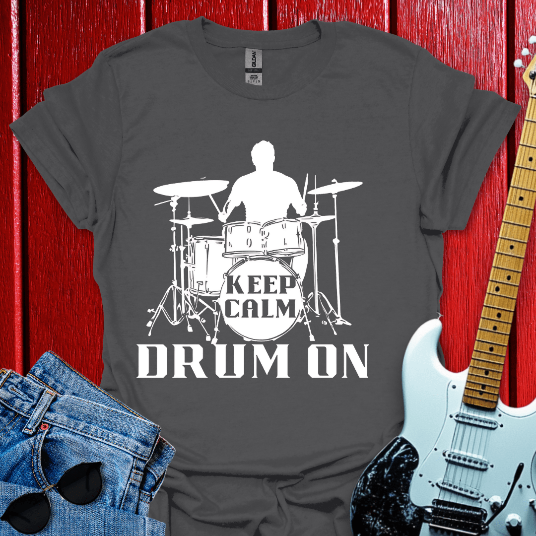 Drum On T-shirt