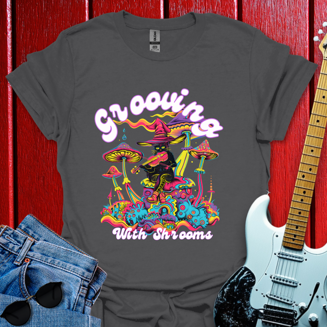 Grooving With Shrooms T-shirt
