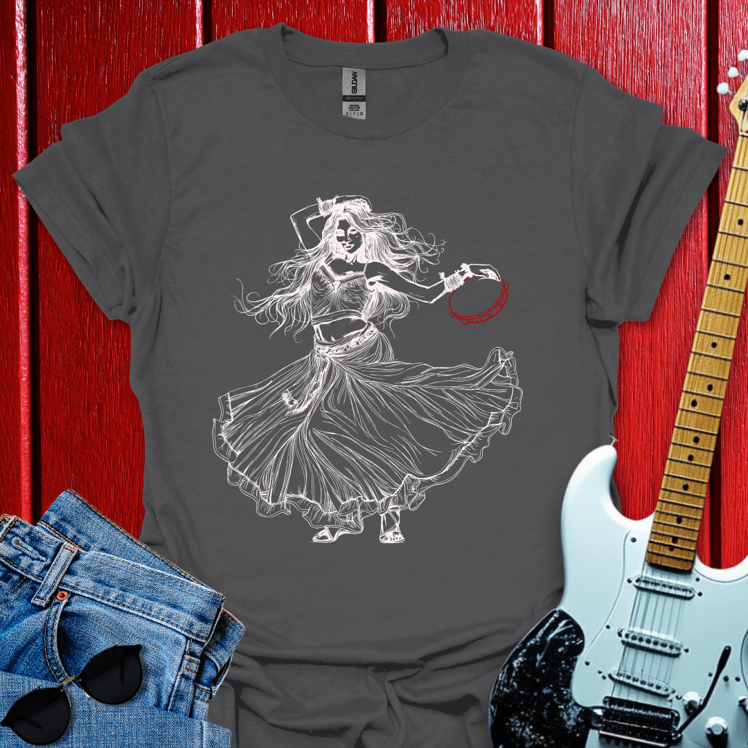 Gypsies Red Tambourine T-shirt