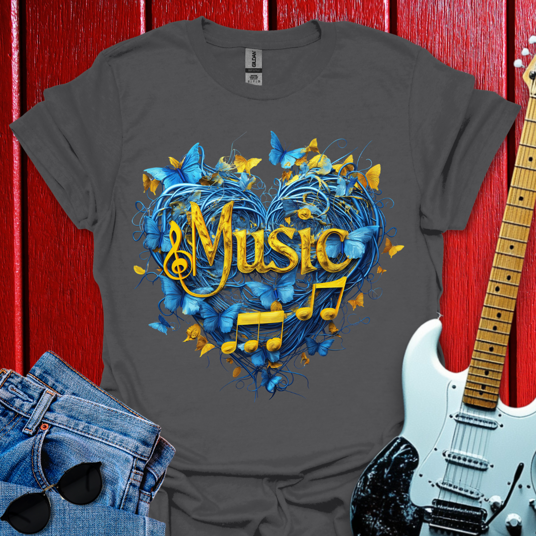 Musical Heart T-shirt