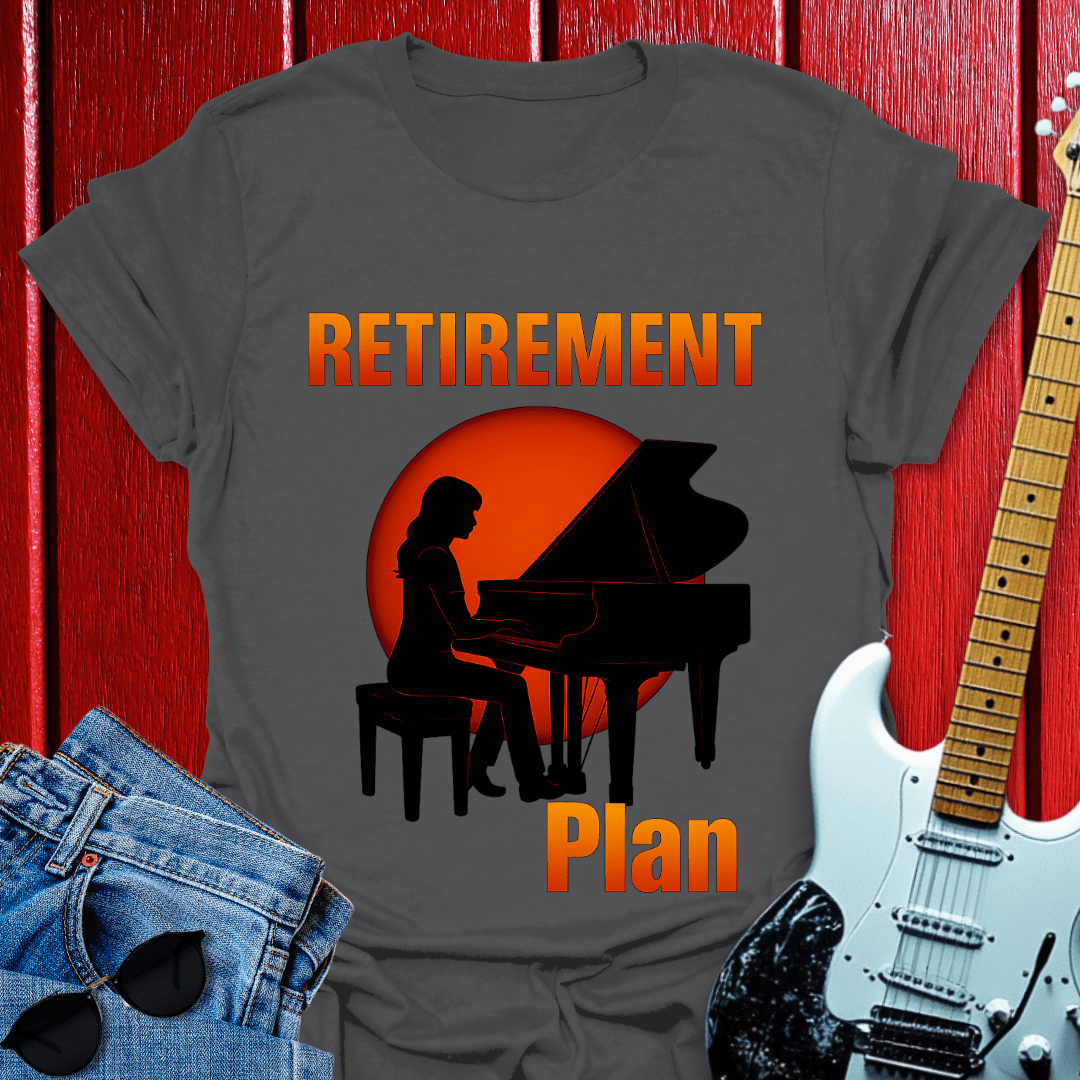 Retirement Piano T-shirt