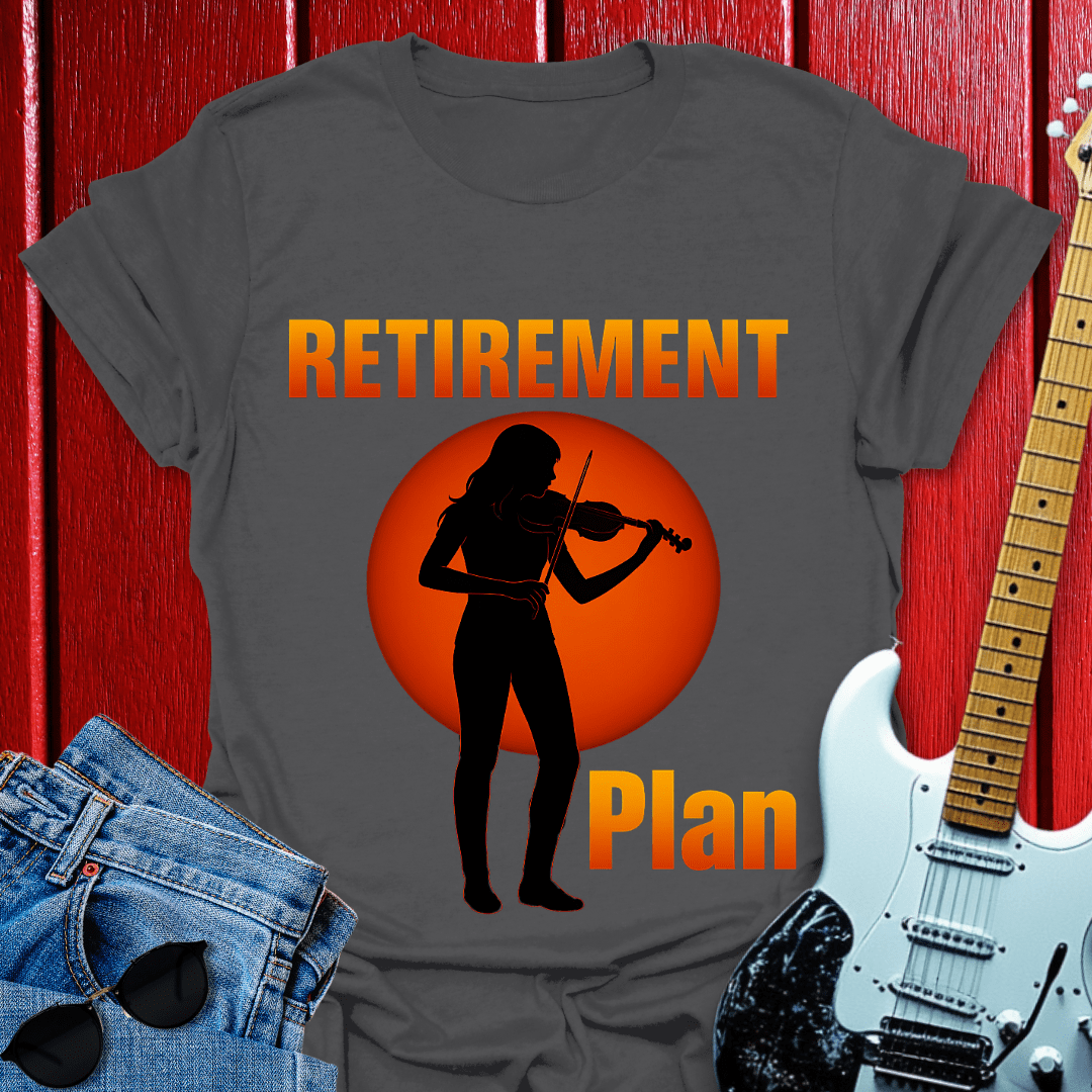 Retirement Violin T-shirt