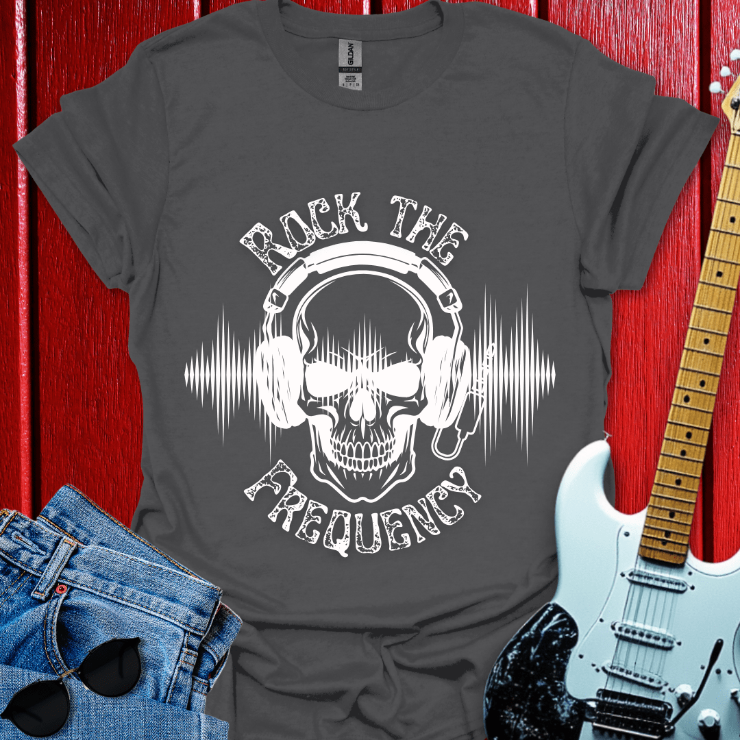 Rock The Frequency (White) T-shirt