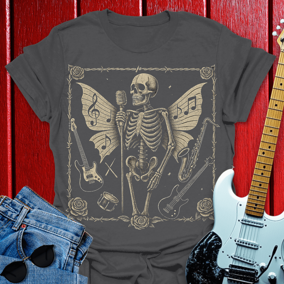 Skeleton Serenade T-shirt
