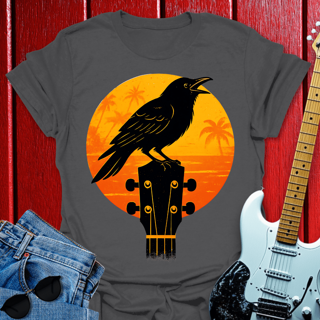 Sunset Crow T-shirt