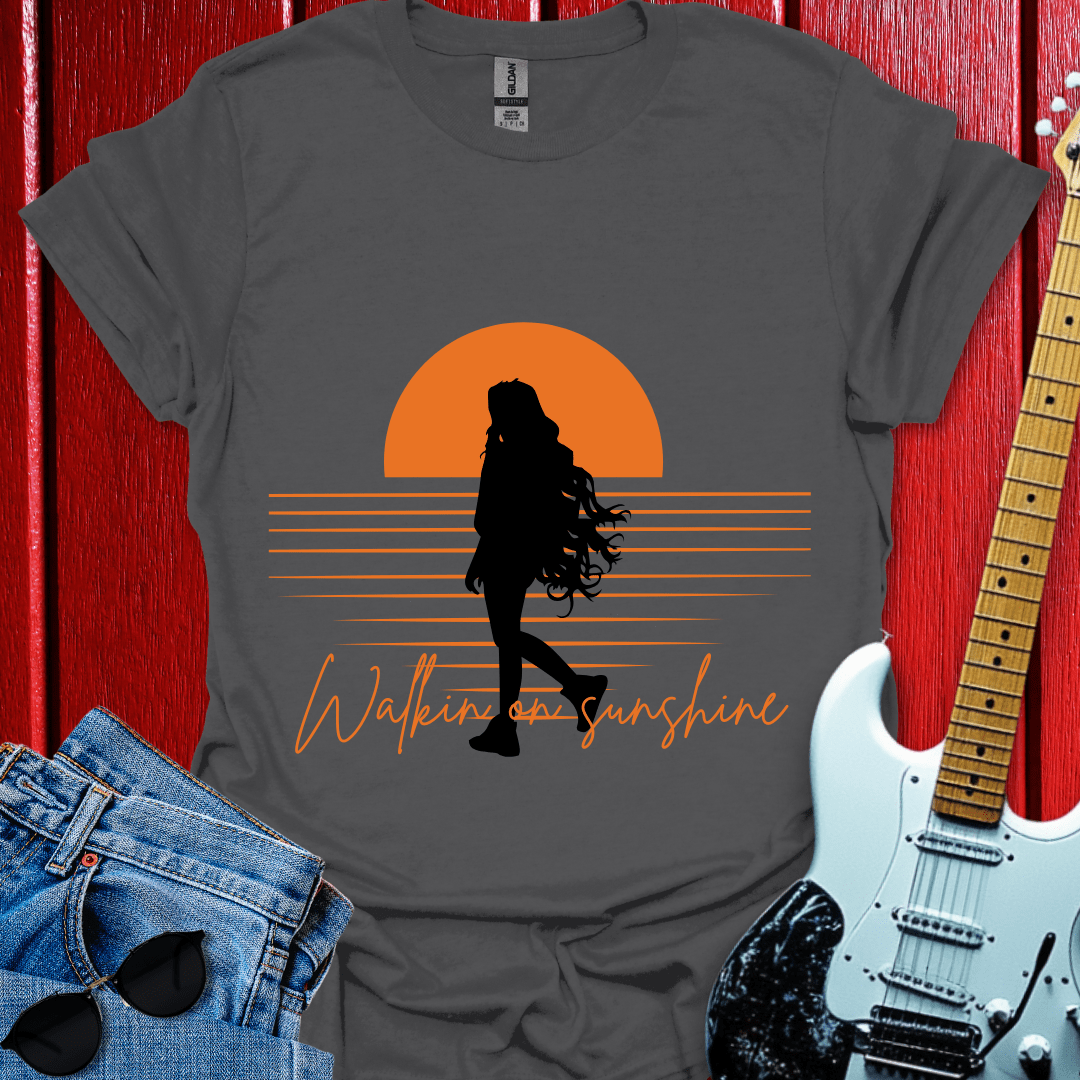 Woman Walking On Sunshine T-shirt