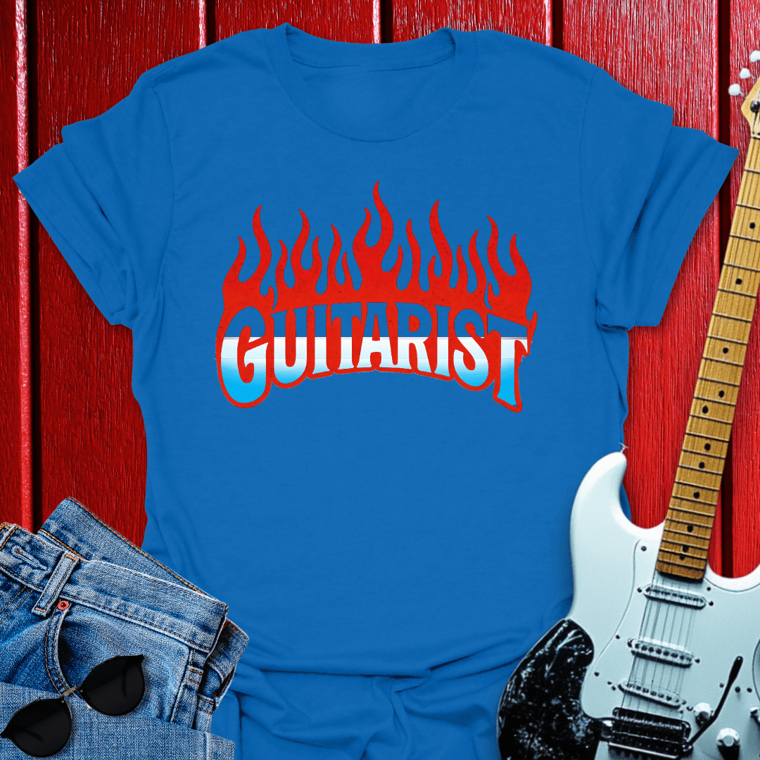 Flame Guitar T-shirt