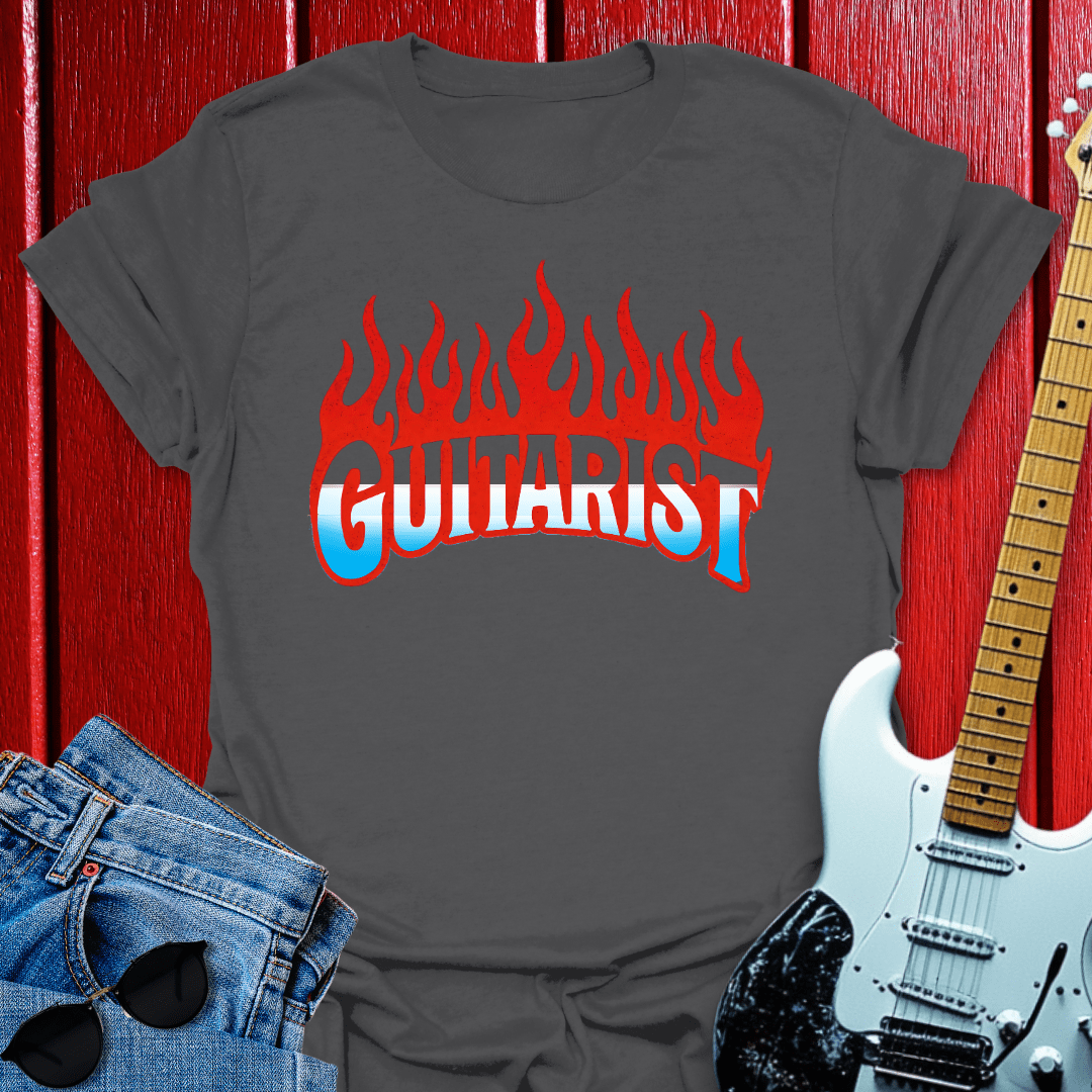 Flame Guitar T-shirt