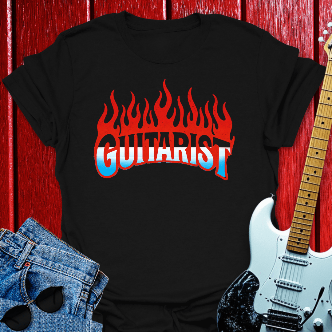Flame Guitar T-shirt