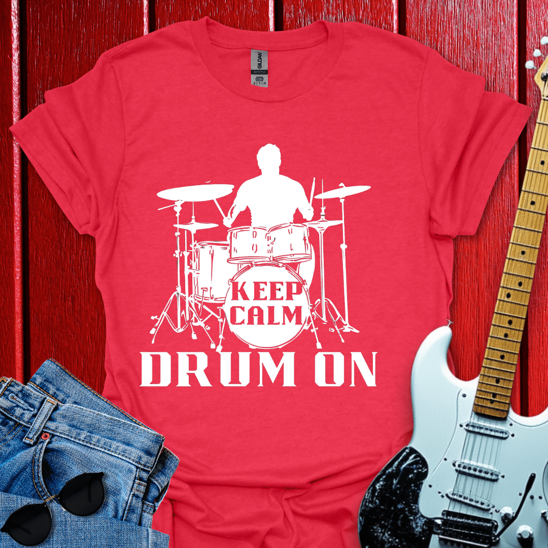 Drum On T-shirt