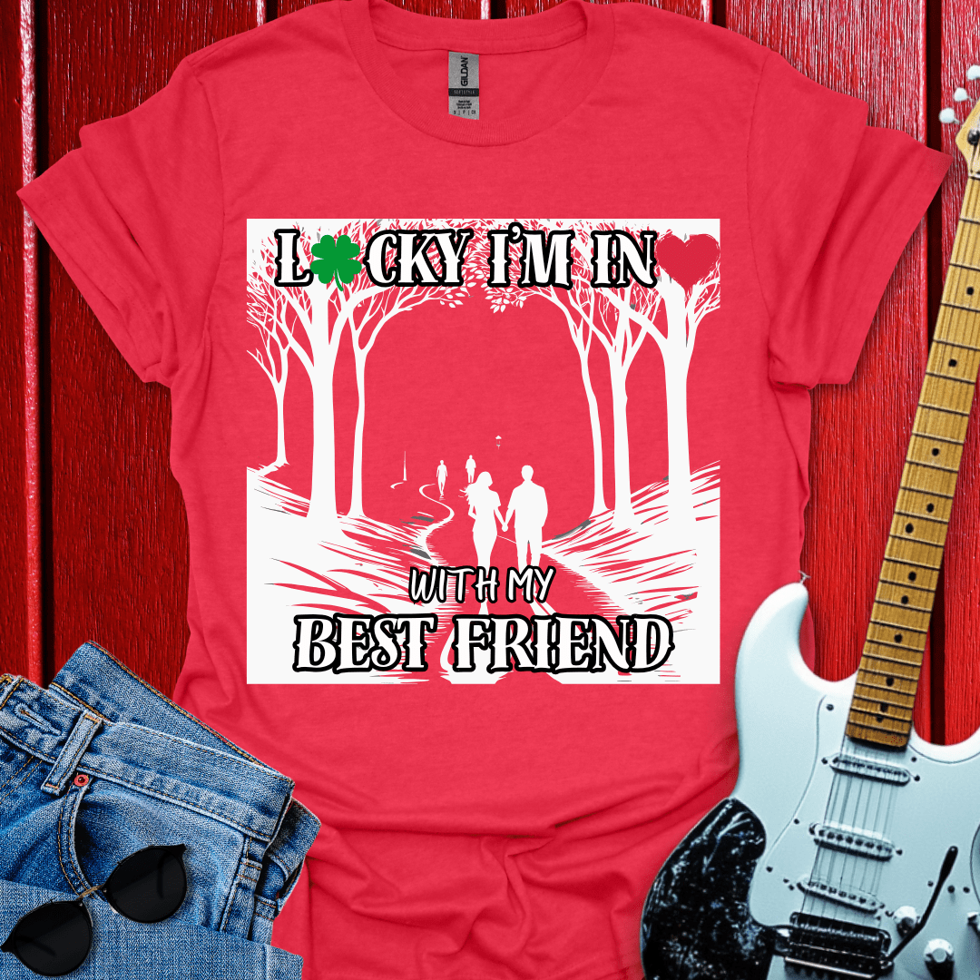 Lovin Best Friend (White) T-shirt