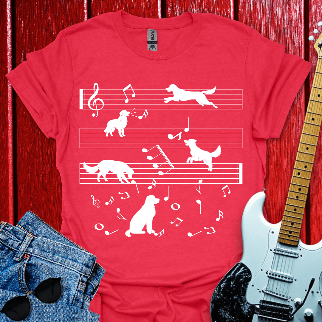 Music Notes Everywhere T-shirt