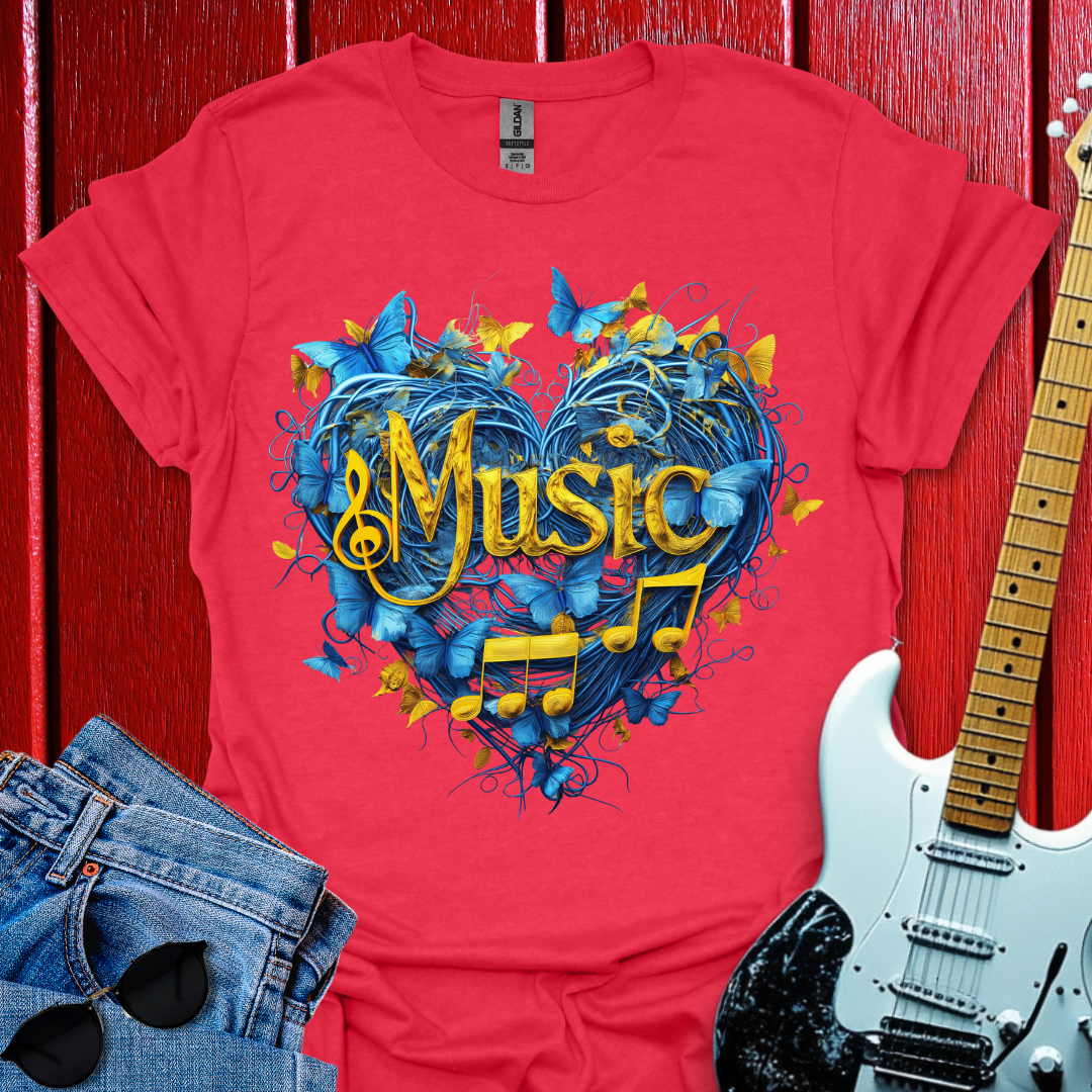 Musical Heart T-shirt