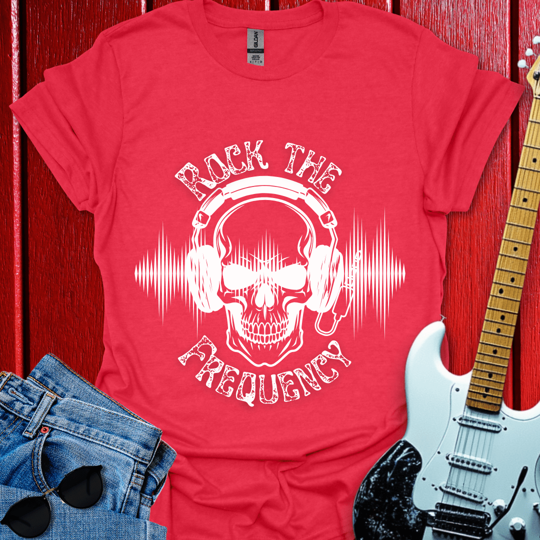 Rock The Frequency (White) T-shirt