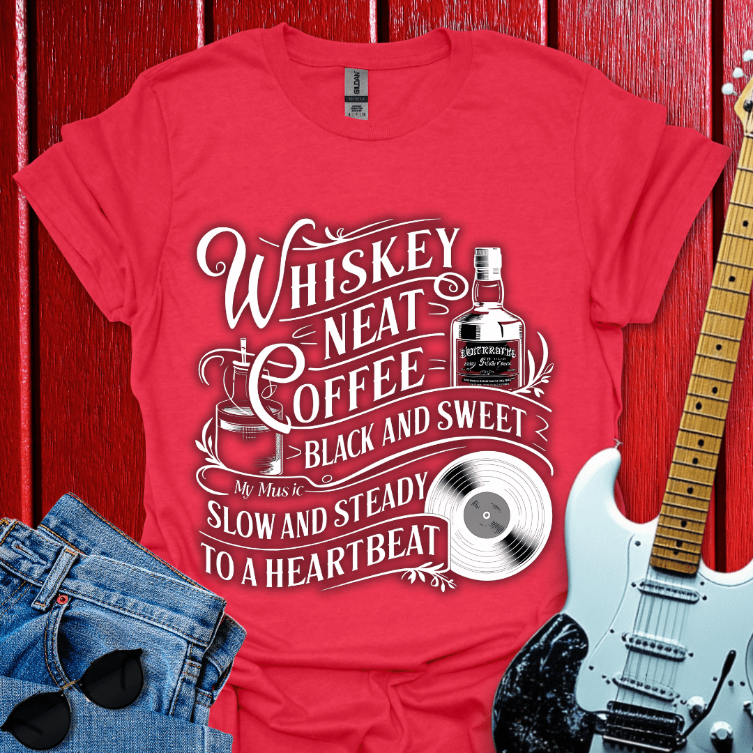 Whiskey And Coffee (White) T-shirt