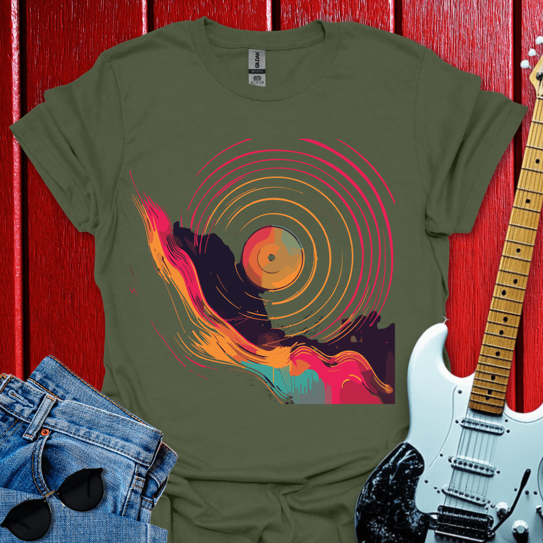 Colorful Vinyl T-shirt