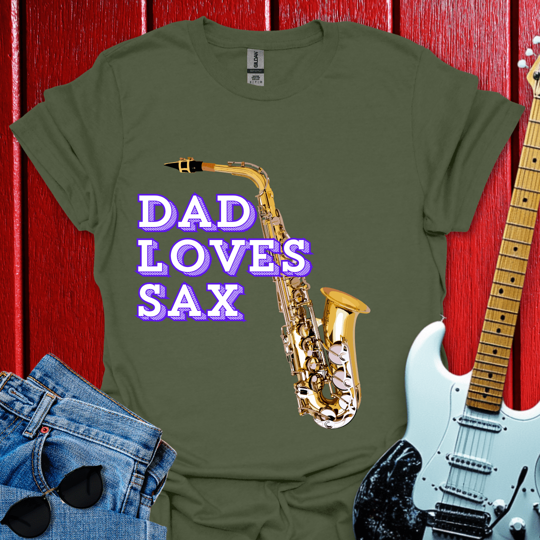 Dad Loves Sax T-shirt