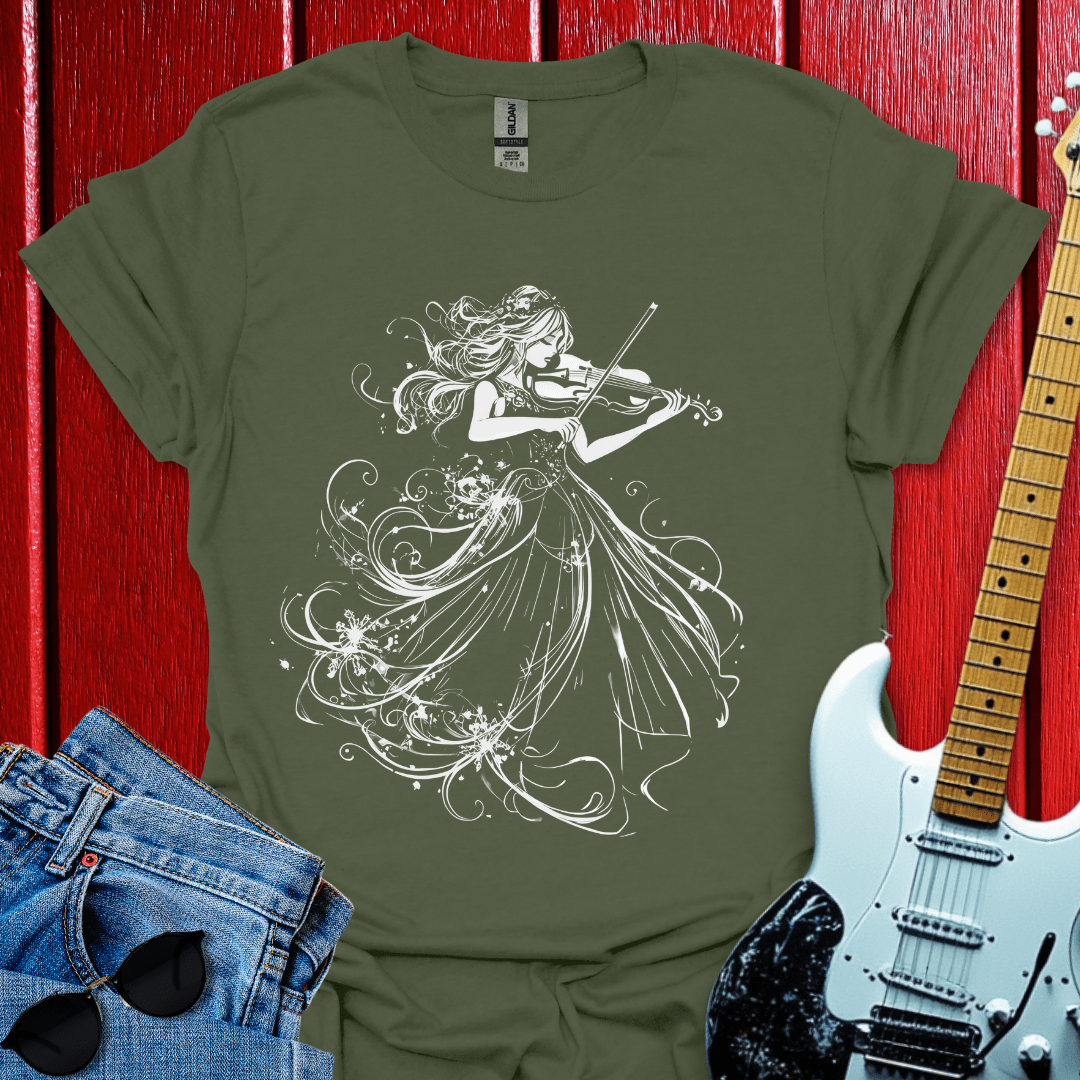 Elegant Violinist T-shirt