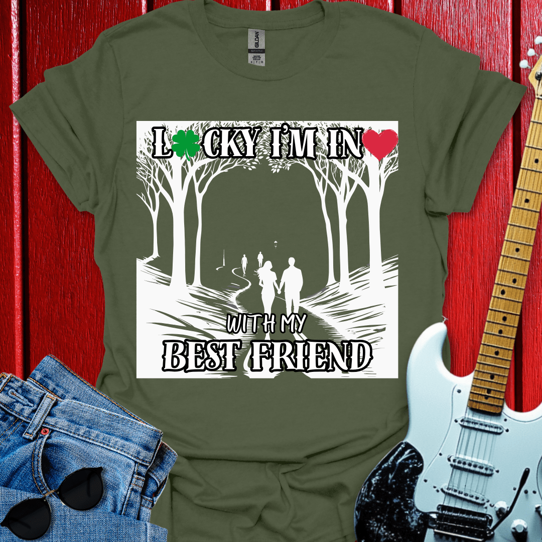 Lovin Best Friend (White) T-shirt