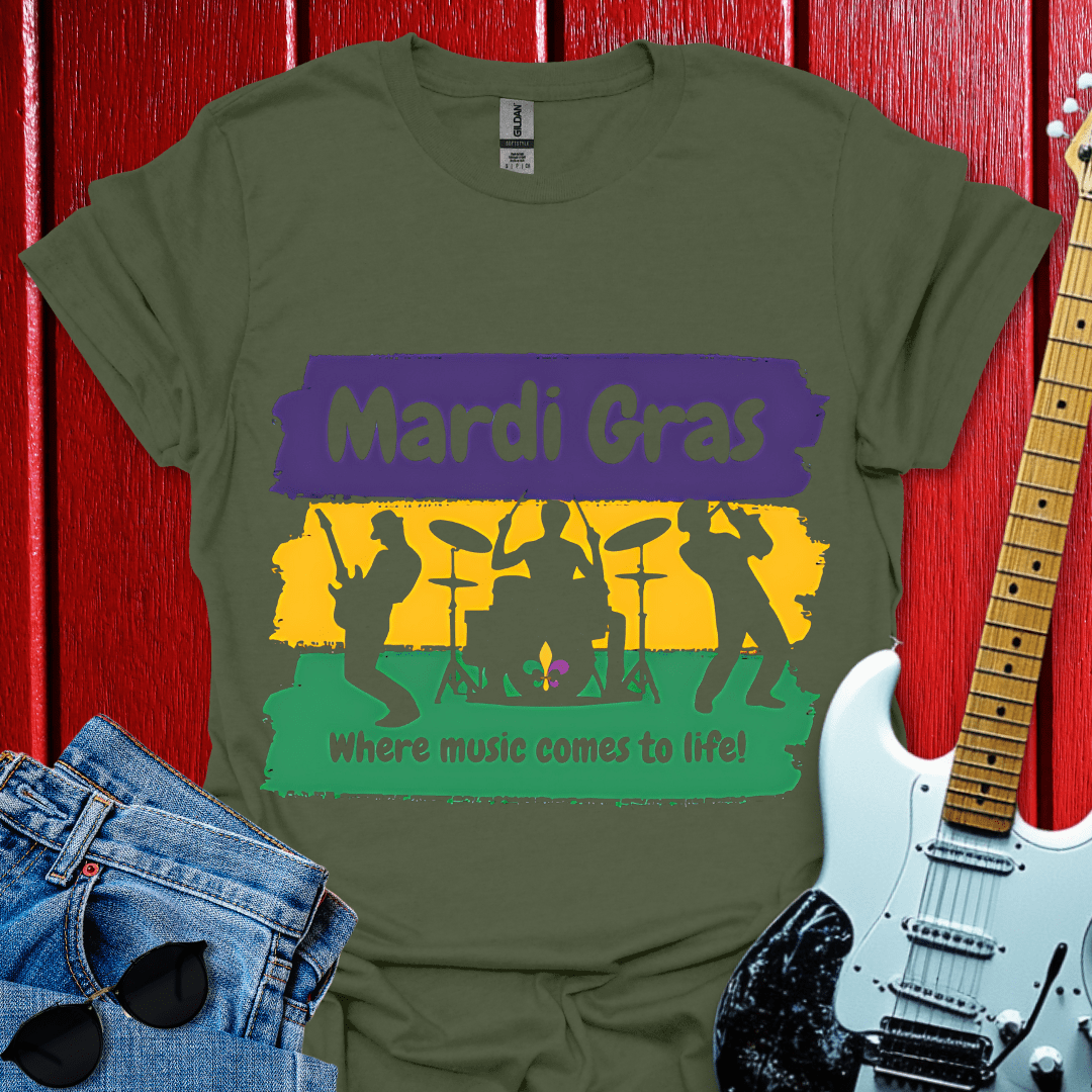 Mardi Gras Life T-shirt