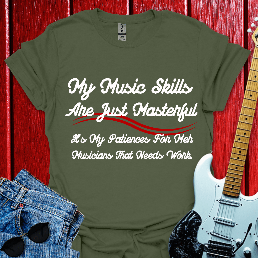 Masterful Musician (Script) T-shirt