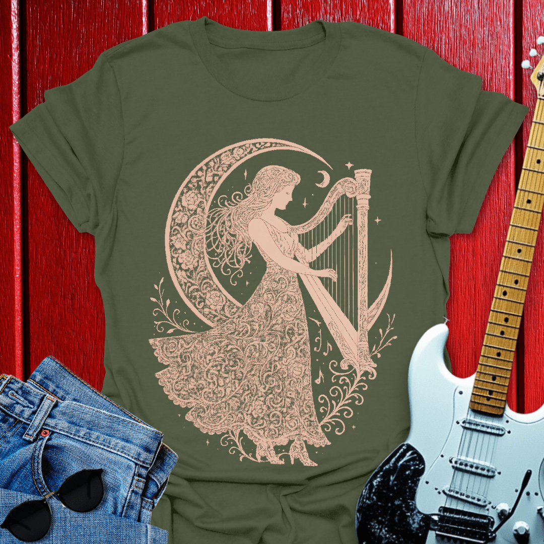 Moonlit Harp T-shirt