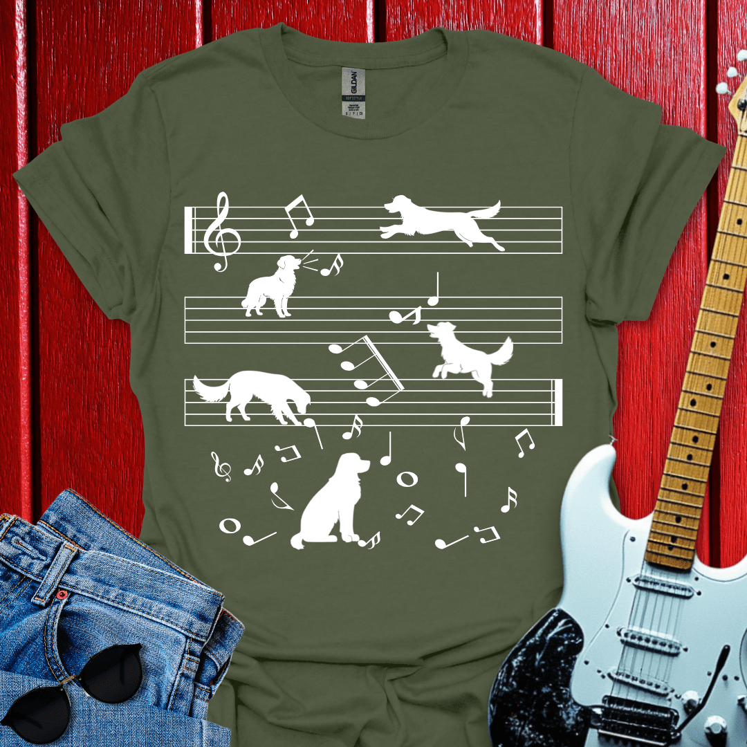 Music Notes Everywhere T-shirt