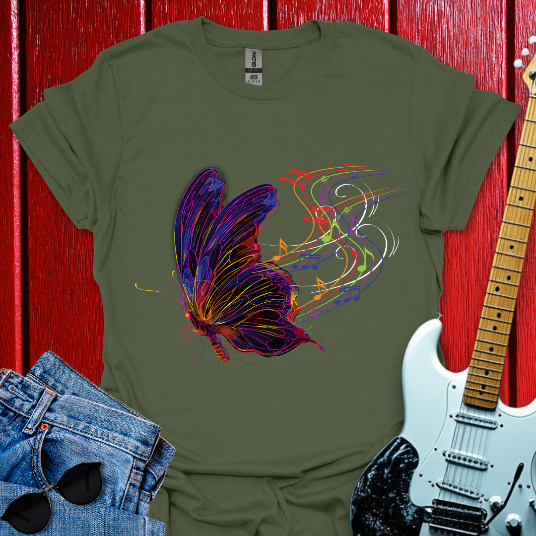 Musical Butterfly T-shirt
