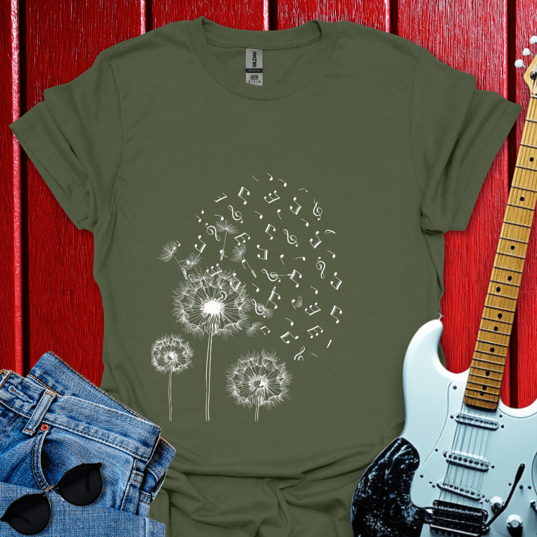 Musical Dandelions T-shirt