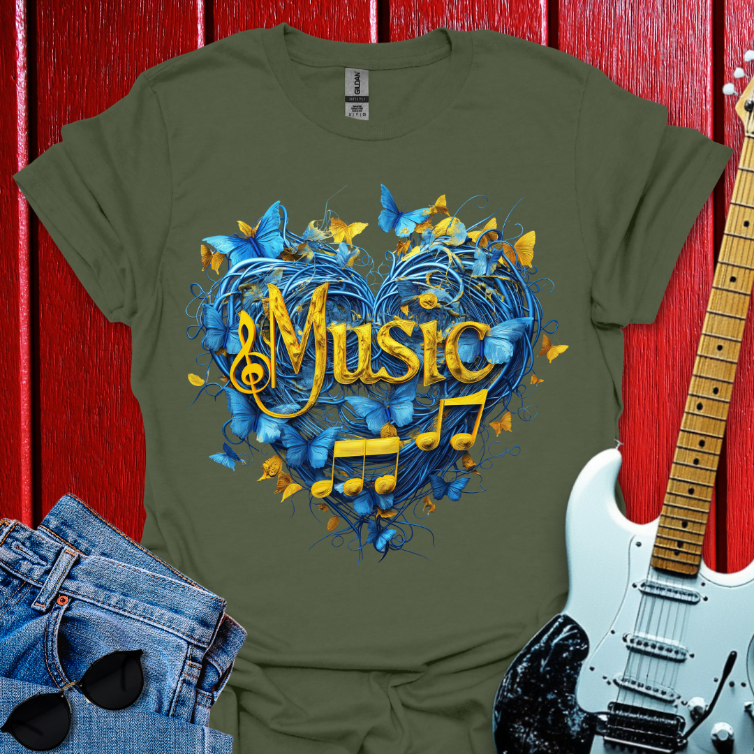 Musical Heart T-shirt