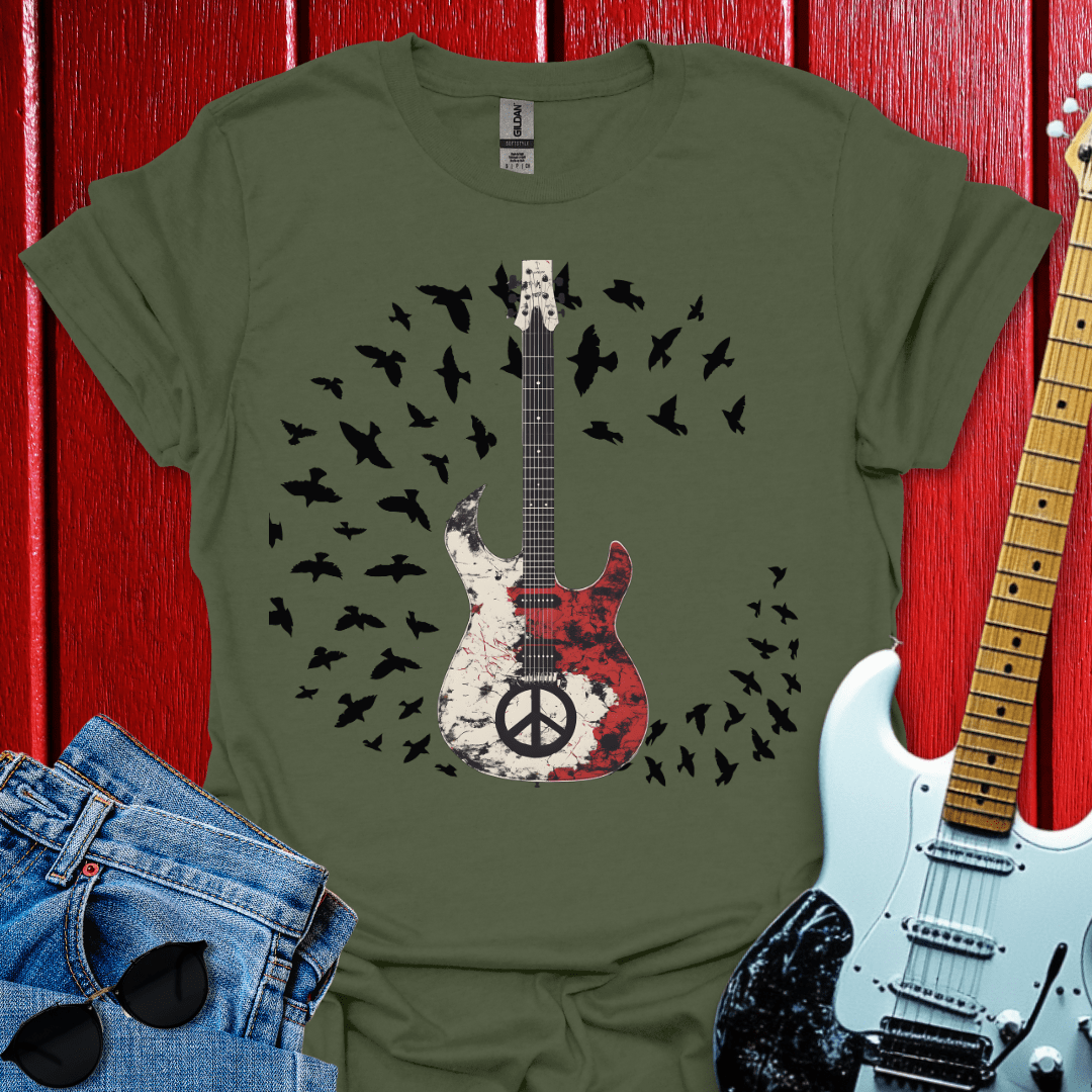 Peace Guitar T-shirt