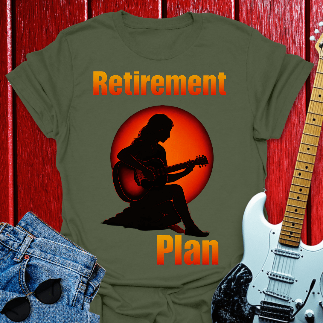 Retirement Guitar T-shirt