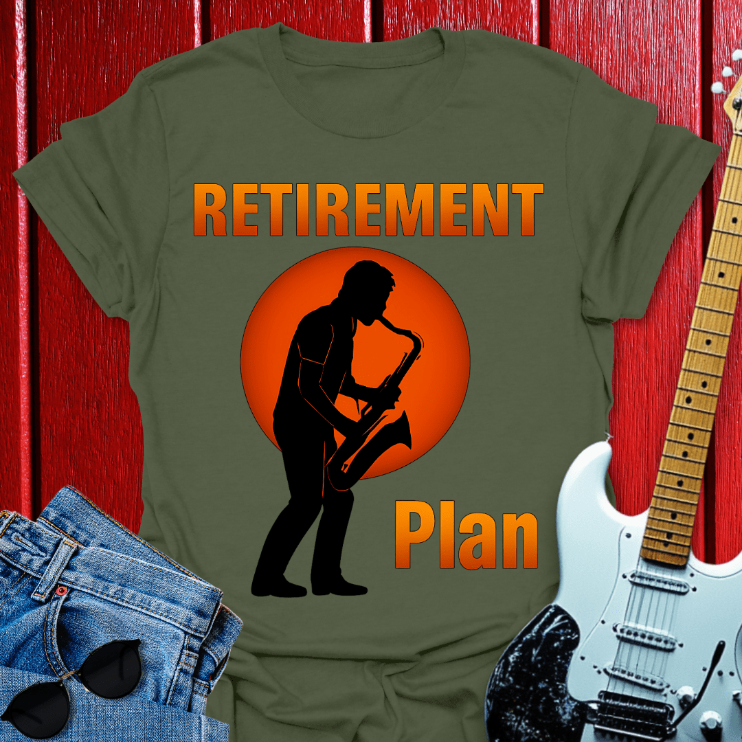 Retirement Saxophone T-shirt