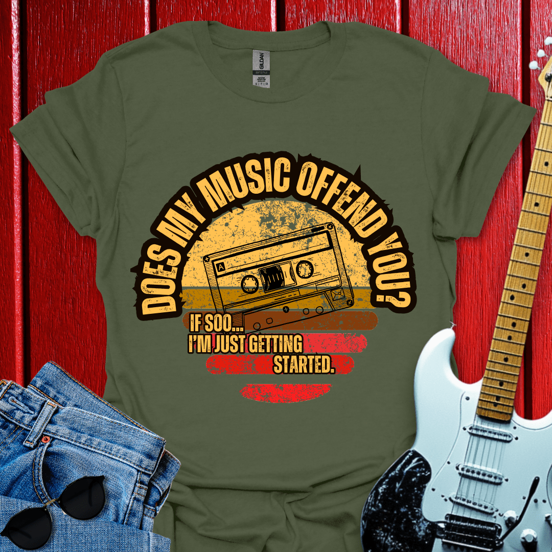Retro Do I Offend T-shirt