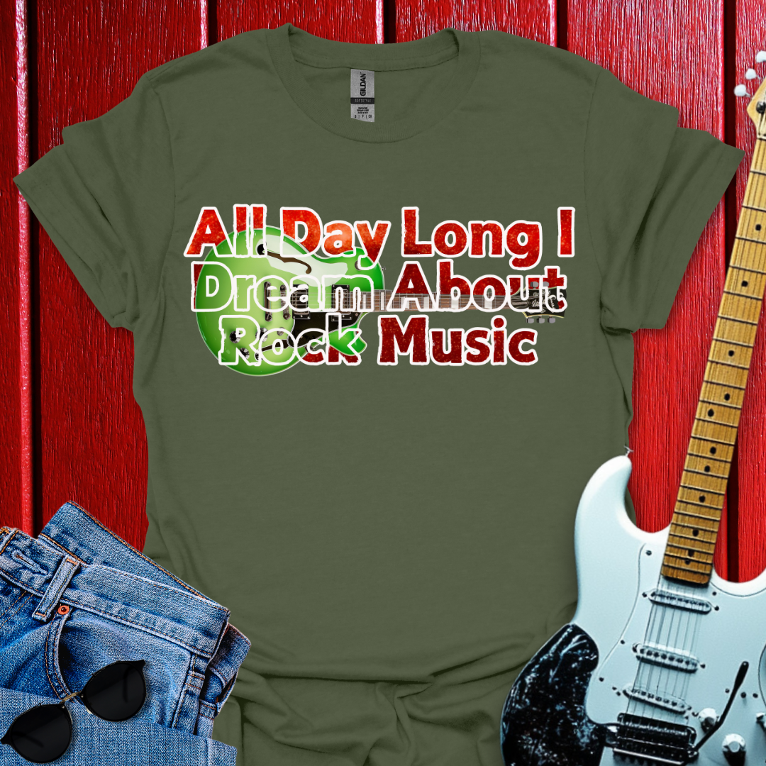 Rock Music All Day T-shirt