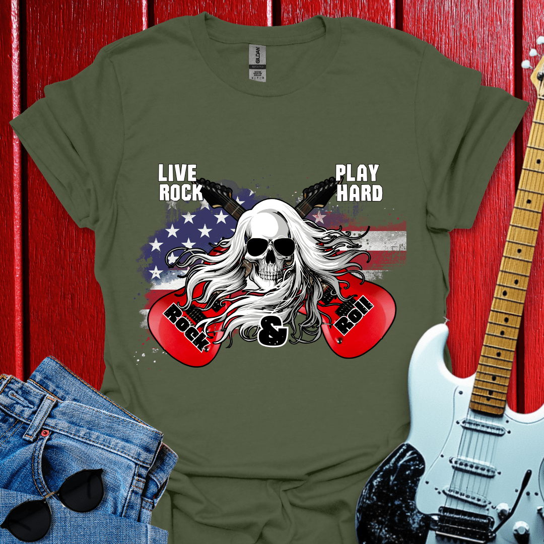 Rock & Roll Skull T-shirt