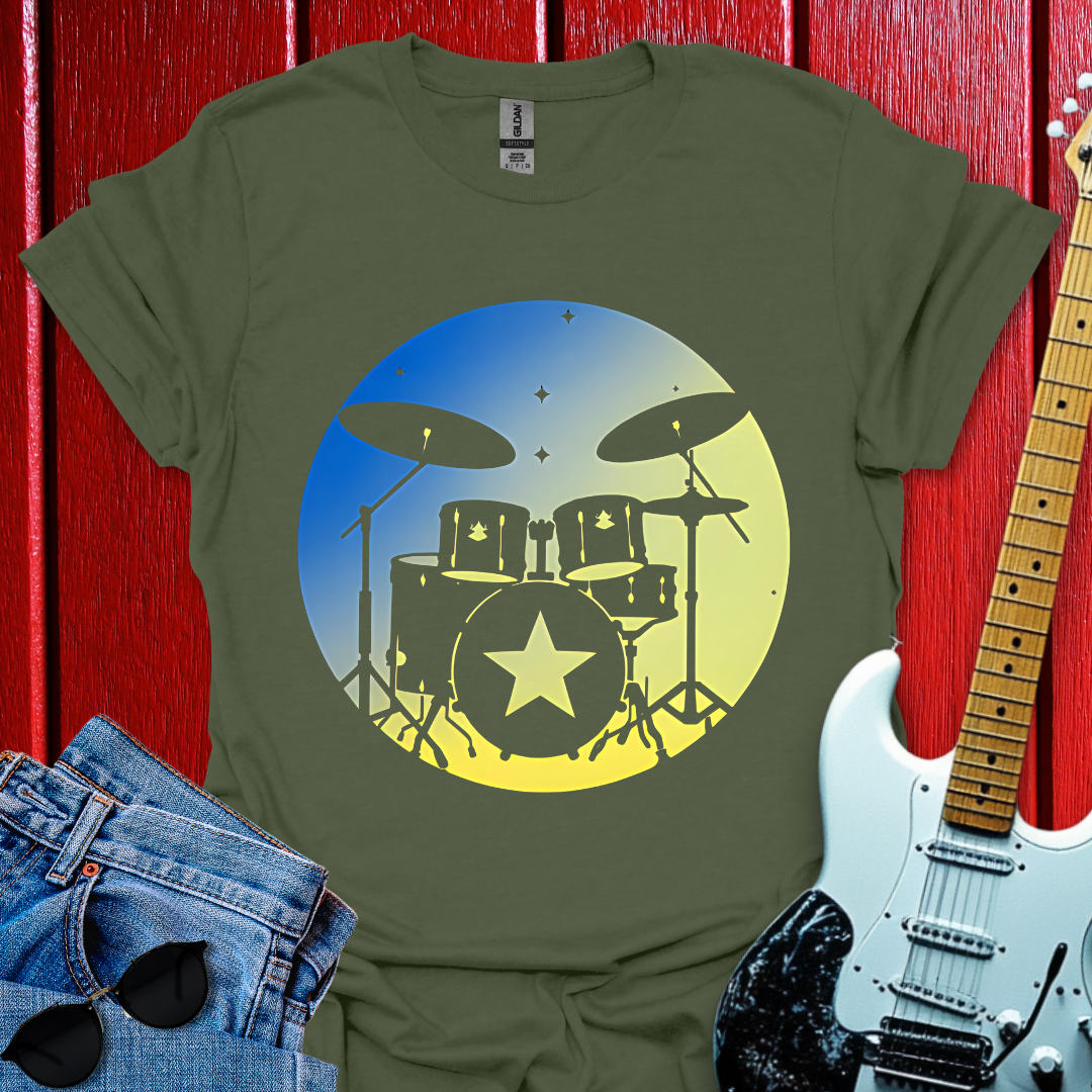 Silhouette Drums T-shirt