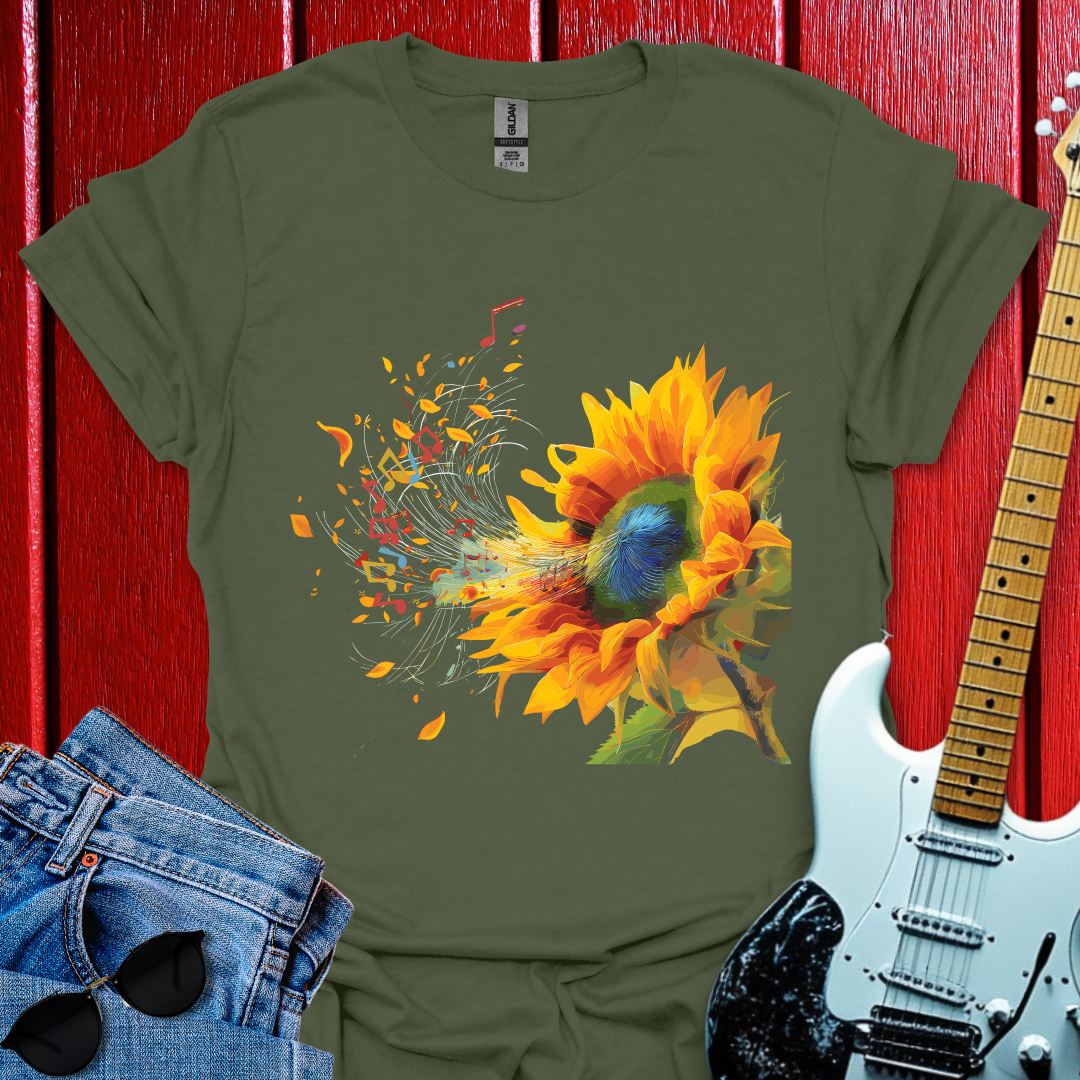 Sunflowers' Music T-shirt