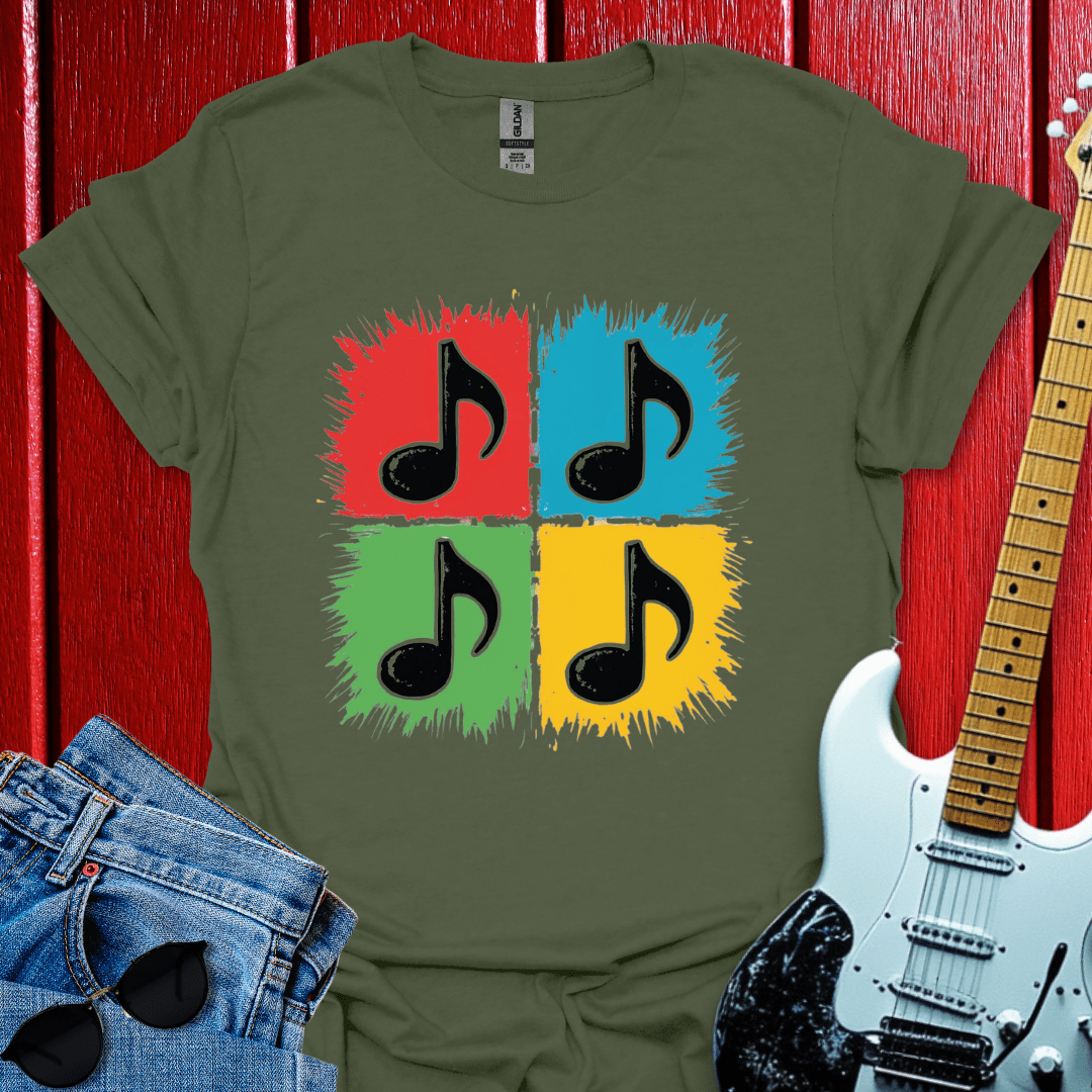 Vibrant Notes T-shirt
