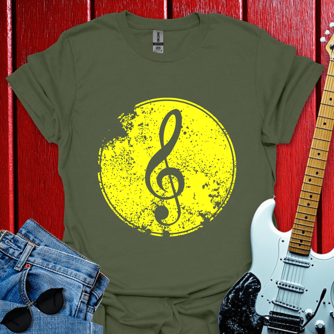 Yellow Treble T-shirt