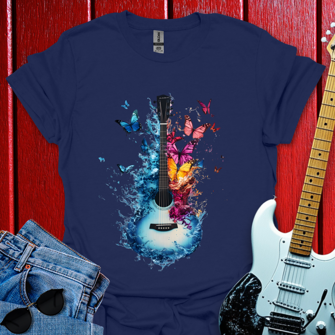 Butterfly Guitar T-shirt