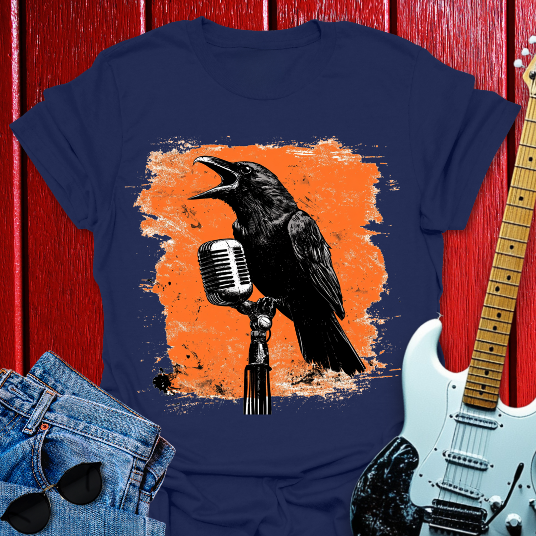 Crow Mic T-shirt