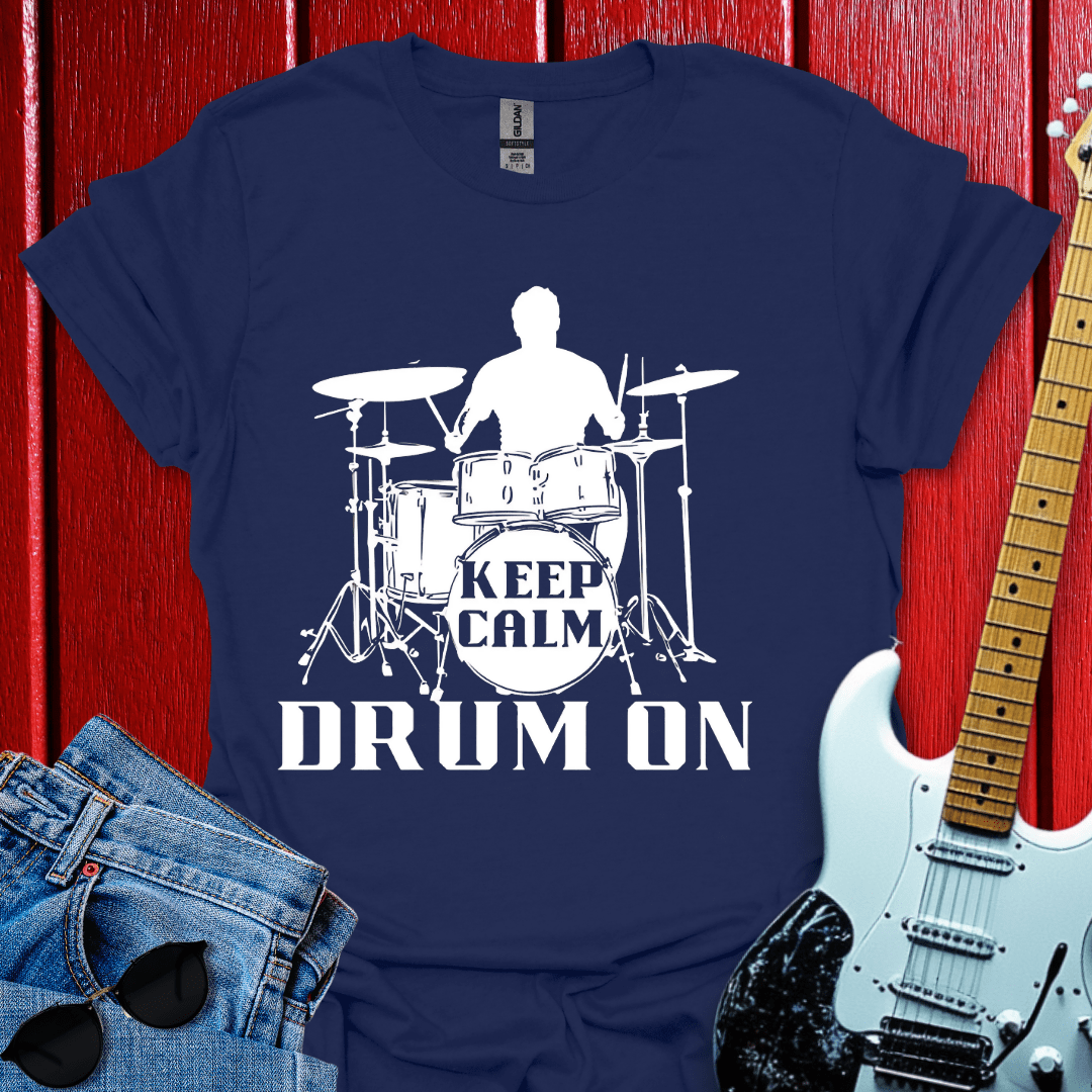 Drum On T-shirt
