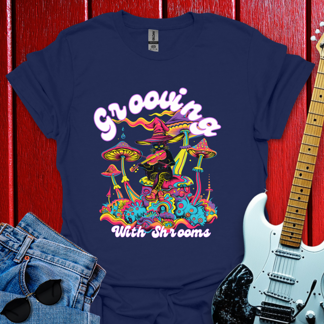 Grooving With Shrooms T-shirt
