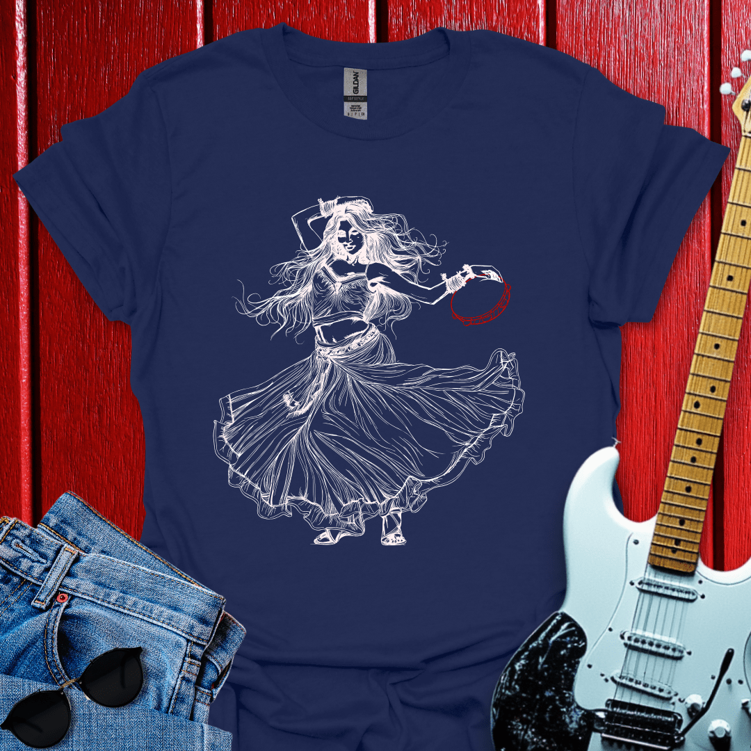 Gypsies Red Tambourine T-shirt