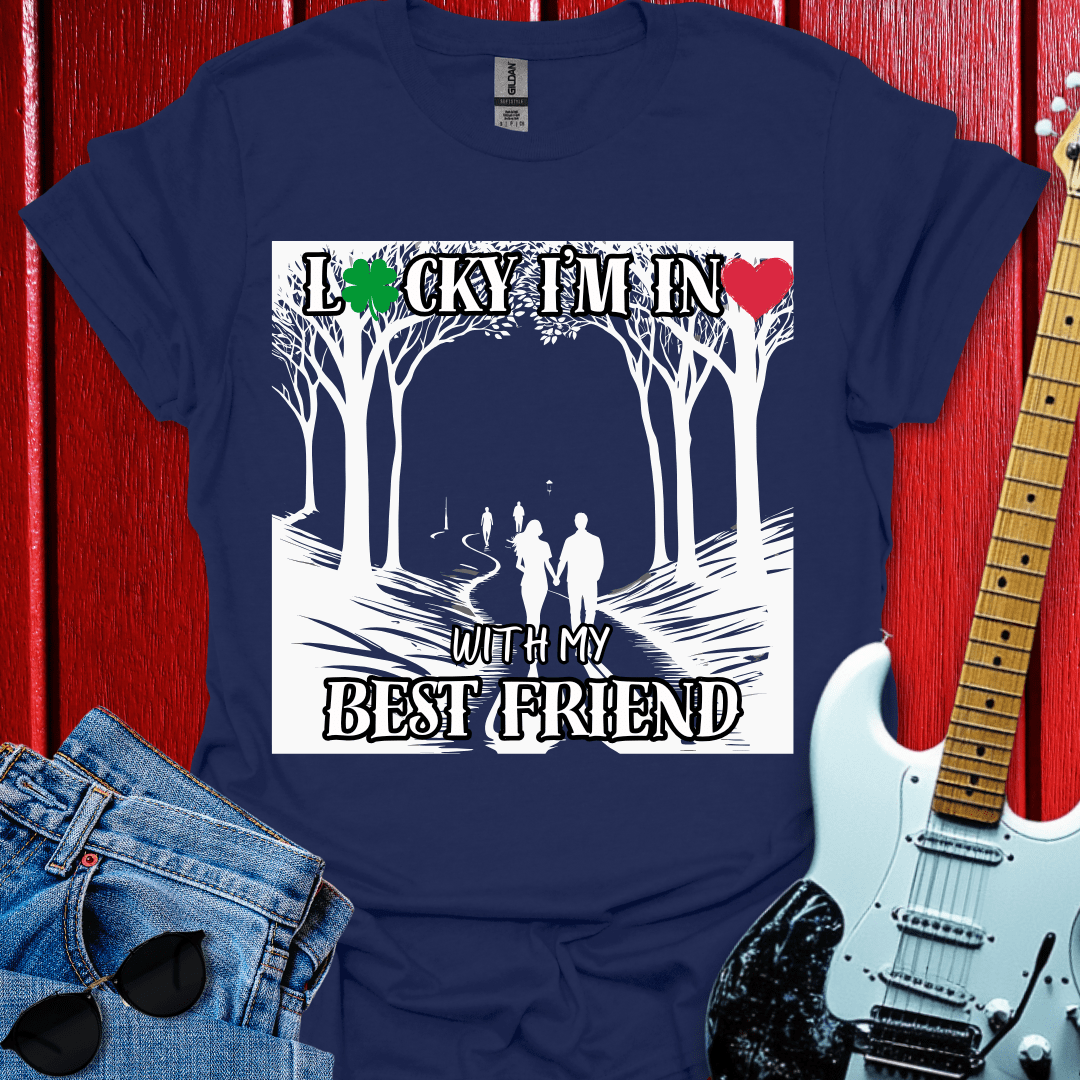 Lovin Best Friend (White) T-shirt
