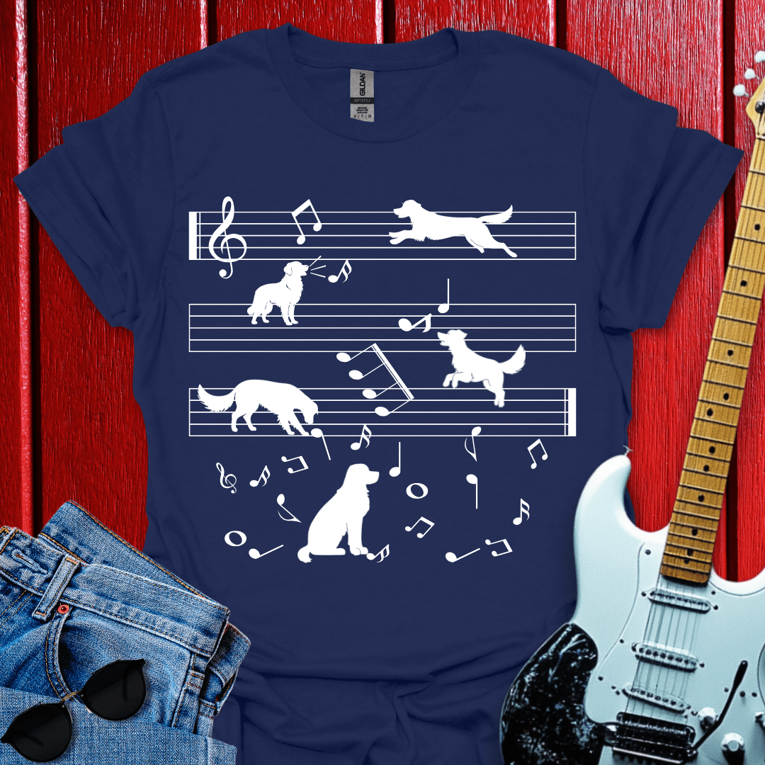 Music Notes Everywhere T-shirt